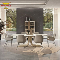 SPARKLE Chaise de cuisine nordique Fauteuil en tissu Chaise de salle à manger en acier inoxydable noir à pieds brossés