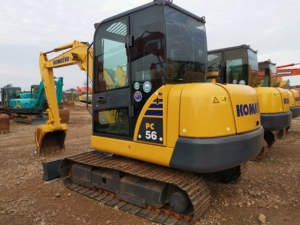 Excavatrice Komatsu PC 56-7 d'occasion de haute qualité à Shanghai avec basses heures et composants de moteur à noyau PC56-7 d'occasion à vendre - Product Image 4