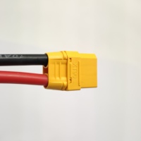 Câble de charge en silicone anti-étincelles QS8 mâle AWG10 vers XT90 femelle