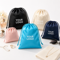 Pochette en polyester personnalisée avec logo imprimé, cadeau promotionnel, pochette à bijoux, pochette de rangement pour lunettes de soleil, vente en gros