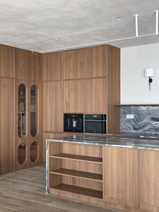 Honed Italy <span class=keywords><strong>Cipollino</strong></span> & Purple Kinawa Violet Mármol Losas Mate Bookmatched Venas Estilo retro para escaleras de pared de lujo para el hogar - Product Image 5