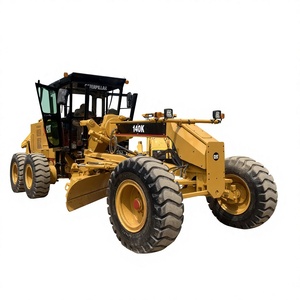 รถเกรดเดอร์ CAT 140K มือสอง เครื่องยนต์คัมมินส์ สีเหลือง อุปกรณ์ก่อสร้างสำหรับงานหนัก - Product Image 1