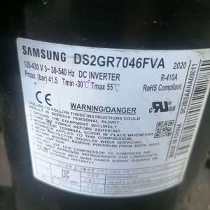 Compresseur scroll SAMSUNG modèle DS2GR7046FVA, DS-GA046FAVA, 120V-460V, fabriqué en Chine, type d'onduleur CC, <span class=keywords><strong>R410A</strong></span> - Product Image 1