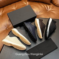 Chaussures plates décontractées de luxe pour hommes en cuir de vachette premium, respirantes et confortables, à enfiler, mocassins d'affaires avec doublure en maille
