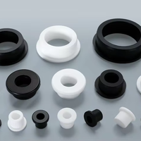 Passe-câble en silicone de type T, à insertion droite unilatérale, résistant aux hautes températures, étanche, manchon de câblage en caoutchouc