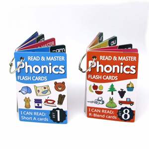 Cartes d'activités pour la maternelle à domicile : Apprendre à lire l'alphabet, les mots CVC, les cartes flash de phonétique - Product Image 4