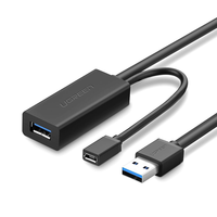 Kabel Ekstensi USB UGREEN USB 3.0 Male to Female Active Repeater dengan Penguat Sinyal untuk Printer