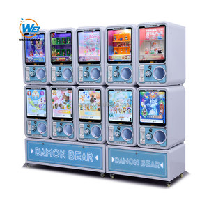 Wangerbao thương mại kim loại đồng tiền hoạt động gachapon Máy 75-100mm viên nang đồ chơi gachapon Máy bán hàng tự động Máy tùy chỉnh gacha - Product Image 6