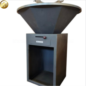 <span class=keywords><strong>Barbecue</strong></span> extérieur moderne noir <span class=keywords><strong>avec</strong></span> station de cuisson au charbon de bois, rangement intégré pour bois et tiroir à cendres - Product Image 1