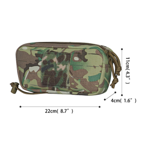 Sac banane tactique, pochette Molle découpée au laser pour téléphone portable EDC, organiseur d'accessoires camouflage extérieur, pochette de jambe - Product Image 3