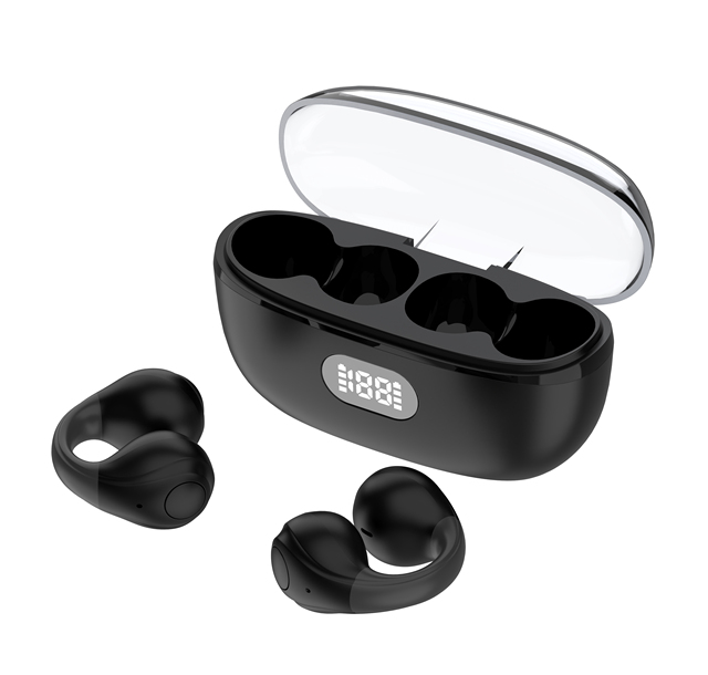 True Wireless Earbuds VX01 Semi-in-ear IPX-4 Waterproof Touch Screen Call LED Digital Display BT with Noise Reduction