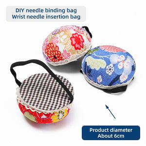 JP, venta al por mayor, accesorio de costura, almohadillas de aguja de estilo japonés, cojín de alfiler tipo reloj de <span class=keywords><strong>mano</strong></span> <span class=keywords><strong>para</strong></span> herramienta de costura Diy - Product Image 3
