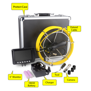 Taşınabilir yüksek çözünürlüklü Analog kutu kamera boru hattı endoskop sistemi beş inç CMOS sensör DVR H.264 su geçirmez/hava - Product Image 2