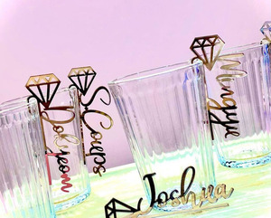 Décoration de gâteau en acrylique personnalisable à bas prix, nouvelles lettres anglaises, fournitures promotionnelles pour fêtes, décoration de gâteau d'anniversaire ou de Thanksgiving - Product Image 2