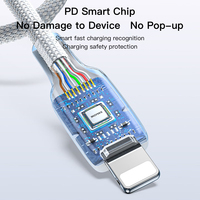 Cable SAMZHE de 1m Tipo-C a Lightning, PD30W 3A, Carga Rápida, Cable de Datos Trenzado Blanco para iPhone 14/13/12/11, iPad, Uso con CarPlay