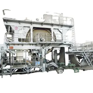 最好的产品1092毫米2吨/天的纸板制造机从红麻和回收板