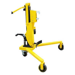 Máquina elevadora y basculadora de bidones para manipulación de bidones de aceite y productos químicos en almacenes, solución de elevación de alta resistencia. - Product Image 1