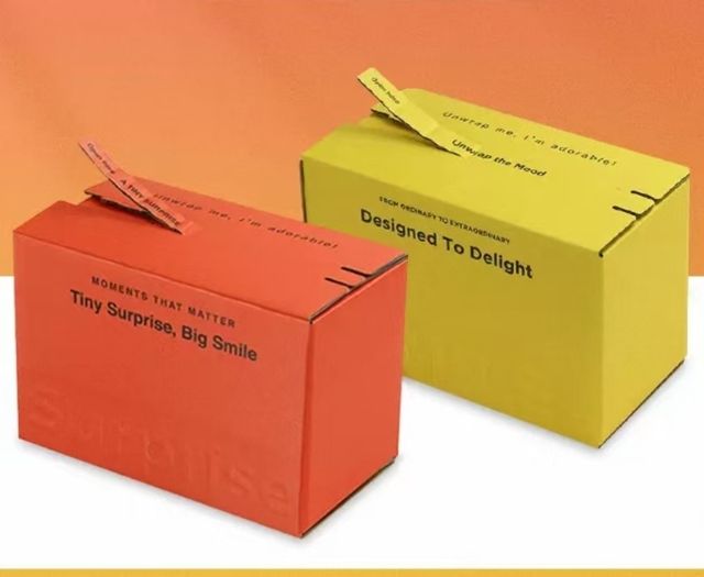 Whiteboard Paper Color Printing Matte Film Coating Corrugated Paper Hand Tear Tape Heavy-Duty Recycled Materials Folders