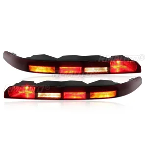 Pour Audi Q7 2016-2020 Version US/UE, feu arrière de pare-chocs LED, clignotant, feu stop, 4 ampoules, réflecteur arrière inférieur - Product Image 4