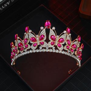Couronne de <span class=keywords><strong>princesse</strong></span> en diamant, diadème vintage, <span class=keywords><strong>décoration</strong></span> de gâteau pour mariage, <span class=keywords><strong>anniversaire</strong></span>, fête de naissance, fournisseurs de <span class=keywords><strong>décoration</strong></span> de gâteau - Product Image 4