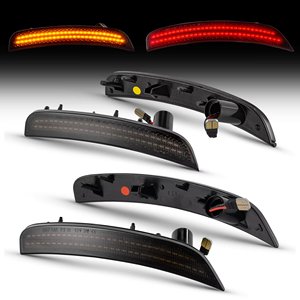 Feux de position latéraux LED <span class=keywords><strong>avant</strong></span> et arrière pour <span class=keywords><strong>Fiat</strong></span> <span class=keywords><strong>500</strong></span> 500e Pop Sports 2011-2019, clignotants de voiture sans erreur - Product Image 1