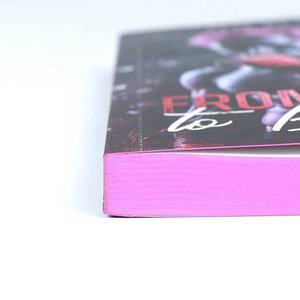 Customized A4/A5 Softcover Book Printing Service with <b>Pink</b> Gold Foil & <b>Sprayed</b> Colorful Edges Perfect Binding Soft Cover - Product Image 3