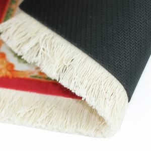 Tapis de prière musulman de style persan avec pompons turcs, tapis de mosquée, tapis Sajadah, tapis de souris, tapis de sol – Fourniture directe usine, personnalisable - Product Image 4