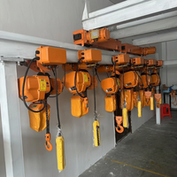 Palans électriques mobiles de levage de charge de 2 tonnes et 5 tonnes pour rails en I