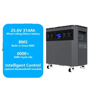 Sistema de Almacenamiento de Energía Doméstico Todo en Uno de 8kwh, Batería Solar de Litio Móvil de 8000 Ciclos, Almacenamiento de Energía Doméstico Montado en el Suelo - Product Image 1