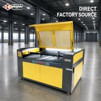 Plateforme de levage automatique, machine laser CO2 à double tête pour la découpe du contreplaqué et du bois, graveur laser CNC avec connectivité Wi-Fi et USB