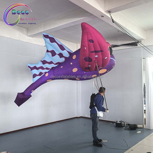 Décoration suspendue gonflable en forme de libellule, <span class=keywords><strong>ballon</strong></span> insecte coloré avec lumières LED pour <span class=keywords><strong>plafond</strong></span> de centre commercial et décoration d'événements nocturnes - Product Image 4