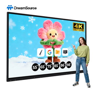Dreamsource OPS <b>Interactive</b> Touch Panel 55 65 75 86 98 Inch Smart Bord Electronic Digital <b>Interactive</b> <b>Board</b> for Teaching - Product Image 1