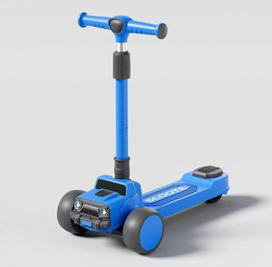 Trottinette pliable haut de gamme pour enfants, à trois roues, légère, design luxueux, avec musique, pour les 2-12 ans, extérieur, MODERNE - Product Image 4