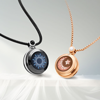 Colliers de couple Totwoo Soleil et Lune en gros, collier intelligent d'amour vibratoire à distance