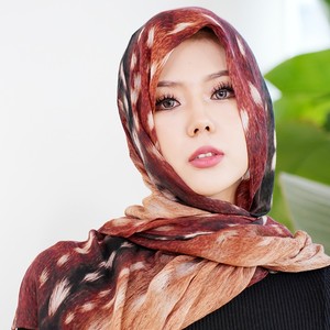 Foulard ethnique en modal musulman Vanfound 120011, style <span class=keywords><strong>baroque</strong></span>, doux, respirant, double aiguille, pour toutes les saisons, vente chaude - Product Image 2