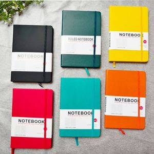 Carnet de notes A5 en cuir PU à couverture rigide pour fournitures de bureau et scolaires, avec logo personnalisé, promotionnel, 100 feuilles, impression UV - Product Image 1