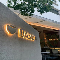 Enseigne lumineuse LED 3D personnalisée avec logo rétroéclairé, étanche IP65, télécommande, pour bureaux, entreprises automobiles, publicité