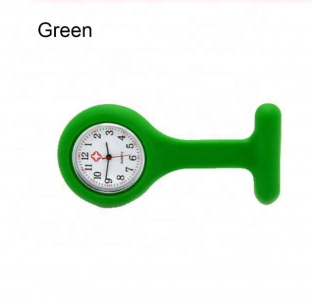 Силиконовые Цветные Портативные водонепроницаемые карманные часы для медсестры хорошего качества