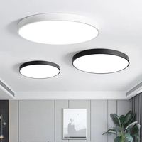 Lampu plafon Led 30W tinggi, lampu plafon untuk apartemen loteng dalam ruangan balkon menempel bulat untuk ruang makan kamar tidur