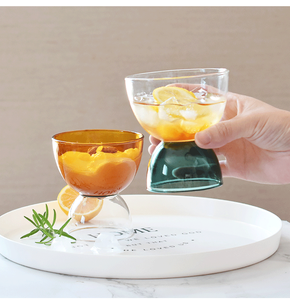 Nuova Ciotola in Vetro Rotonda per Insalata, Colazione, Yogurt e Dessert, Design Carino per Hotel e Ristoranti - Product Image 5