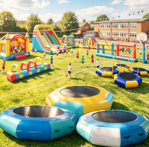 Trampolín Inflable de Bungee Jumping de Alta Resistencia con Arnés Duradero para Eventos de Carnaval, Venta de Fábrica, <span class=keywords><strong>Precio</strong></span> Económico, Buena Calidad - Product Image 1