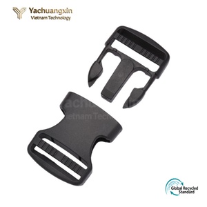 Black Luxury Vintage Plastic Release Buckle 20mm/25mm/32mm/38mm Quick Spring Adjustable Side <b>Strap</b> Buckles for <b>Backpack</b> Safety - Product Image 3