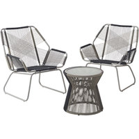 Nouveau design de meubles de patio, ensemble table basse et chaises, chaise de jardin et de loisirs, ensemble table ronde