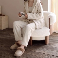 XIXITIAO Pantuflas de Invierno Vintage de Poliéster para Parejas, Impermeables, Antideslizantes, con Forro de Felpa Cálido, para Interiores, Unisex