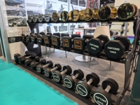 TOPTONS Fourniture Usine Personnalisée Logo Poids Fitness Haltères Hexagonaux Musculation Ensemble Haltère d'Entraînement