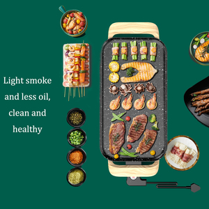 Cuisinière à Induction 1800W Compatible Intérieur Antiadhésif Électrique Plat Carré Barbecue Ustensiles De Cuisine Multi-Fonction 2-3L - Product Image 6