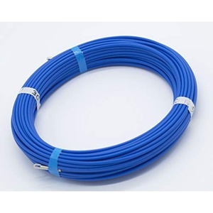 Guía pasacables de 5 metros, 4 mm de diámetro, color azul, muelle flexible para facilitar el cableado y la instalación de conductores. - Product Image 2