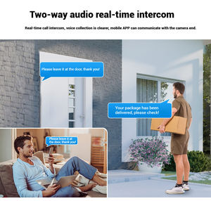 Новая IP-камера JOAREON ICSee 8MP с двусторонней аудиосвязью, уличная, поворотная, с тремя объективами, Wi-Fi, беспроводная, для видеонаблюдения - Product Image 5