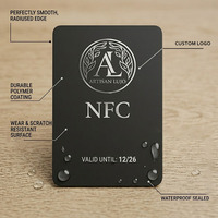 Carte intelligente NFC personnalisée et programmable pour les médias sociaux, pour les entreprises
