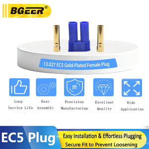 موصل طاقة ذهبي مطلي من النحاس النقي BGEER EC5 5 مم ذكر/أنثى لأنظمة الطاقة في الطائرات بدون طيار وأنظمة الطاقة في الطائرات التحكم عن بعد - Product Image 5